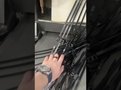 UV Reverse Tooth Nylon Cable Tie Black Plastic Reusable Cable Zip Ties