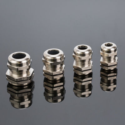 Extra Large NPT Brass Cable Gland Nickel Plated IP68 M100*1.5mm
