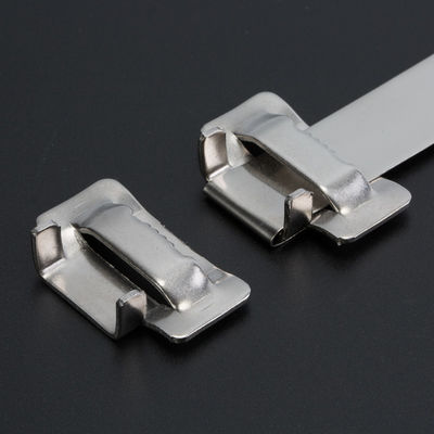 Ear Lock 304 Stainless Steel Banding Buckle Heat Resistant Metal Strap Buckle 1/2"